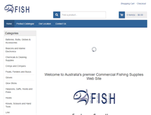 Tablet Screenshot of commercialfishing.com.au